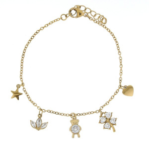 BRACCIALE AFRODITE IN ACCIAIO