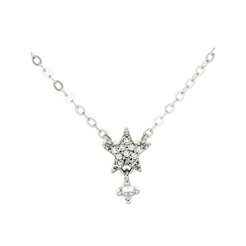 PENDENTE PAVE' IN ARGENTO 925