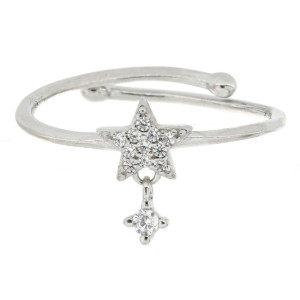 ANELLO PAVE' IN ARGENTO 925