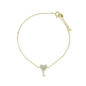 BRACCIALE PAVE' IN ARGENTO 925