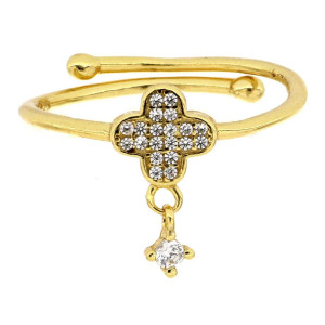 ANELLO PAVE' IN ARGENTO 925