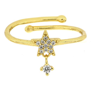 ANELLO PAVE' IN ARGENTO 925