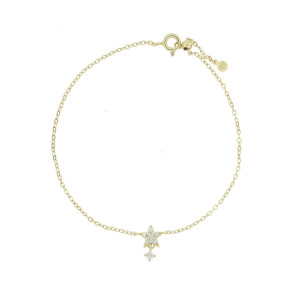 BRACCIALE PAVE' IN ARGENTO 925