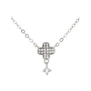 PENDENTE PAVE' IN ARGENTO 925