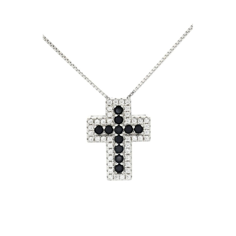 PENDENTE CROCE IN ARGENTO 925