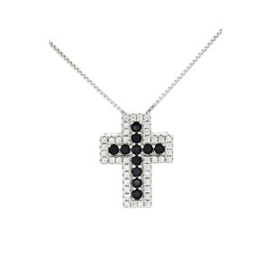 PENDENTE CROCE IN ARGENTO 925