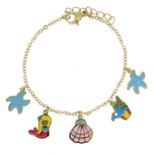 BRACCIALE BABY CM 14+2 IN ACCIAIO