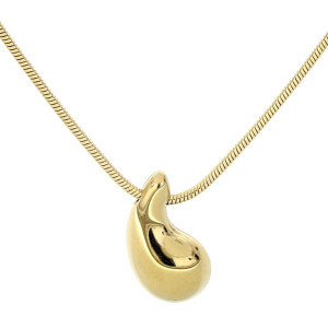 PENDENTE "ASTERIA" MM 18x10 CON CATENA CM 41x5 IN ACCIAIO