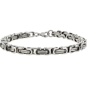 BRACCIALE UOMO IN ACCIAIO MM 6