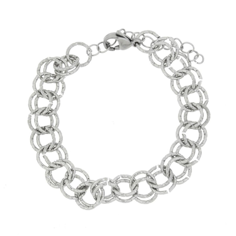 BRACCIALE "CLIO" CM 17+3 IN ACCIAIO