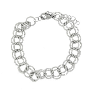 BRACCIALE "CLIO" CM 17+3 IN ACCIAIO
