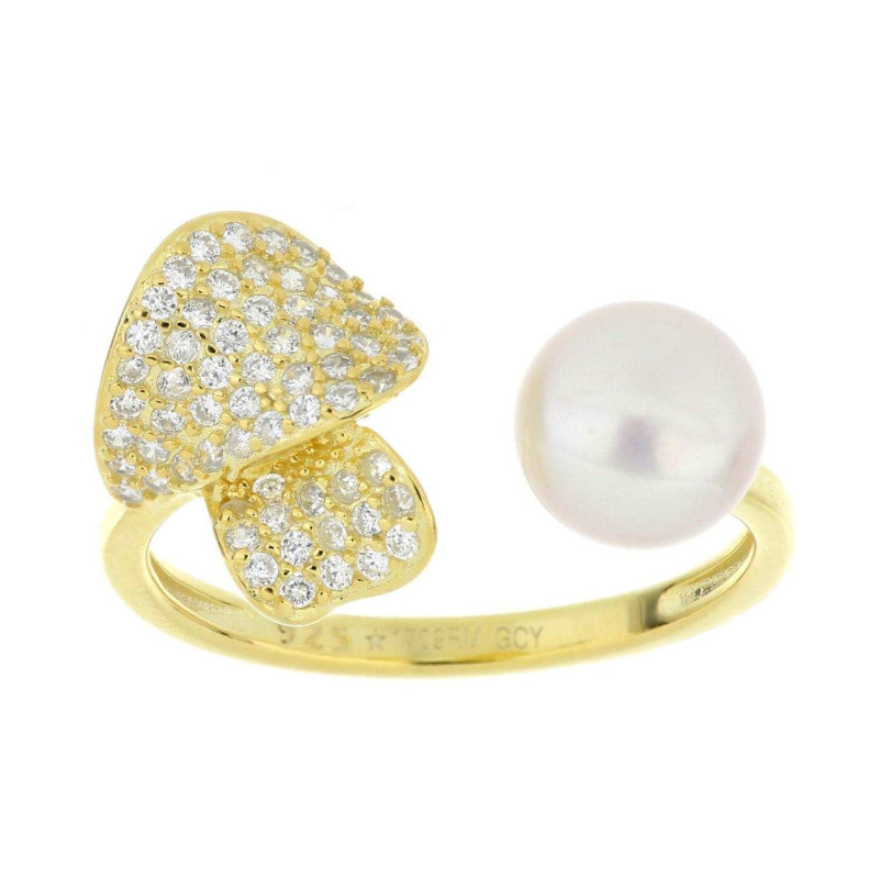 ANELLO PERLA IN ARGENTO 925