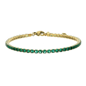 BRACCIALE TENNIS IN ACCIAIO
