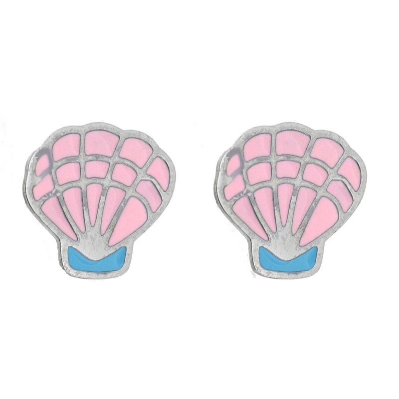 ORECCHINI BABY CONCHIGLIA MM 10 IN ACCIAIO