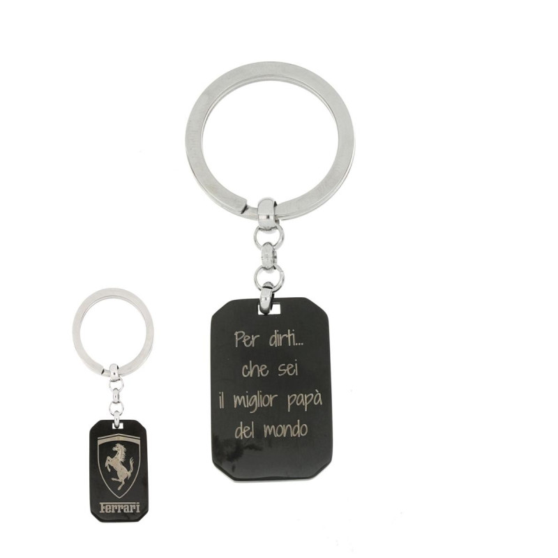 PORTACHIAVI PAPA' IN ACCIAIO
