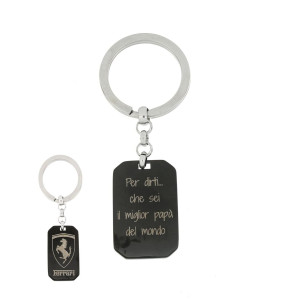 PORTACHIAVI PAPA' IN ACCIAIO