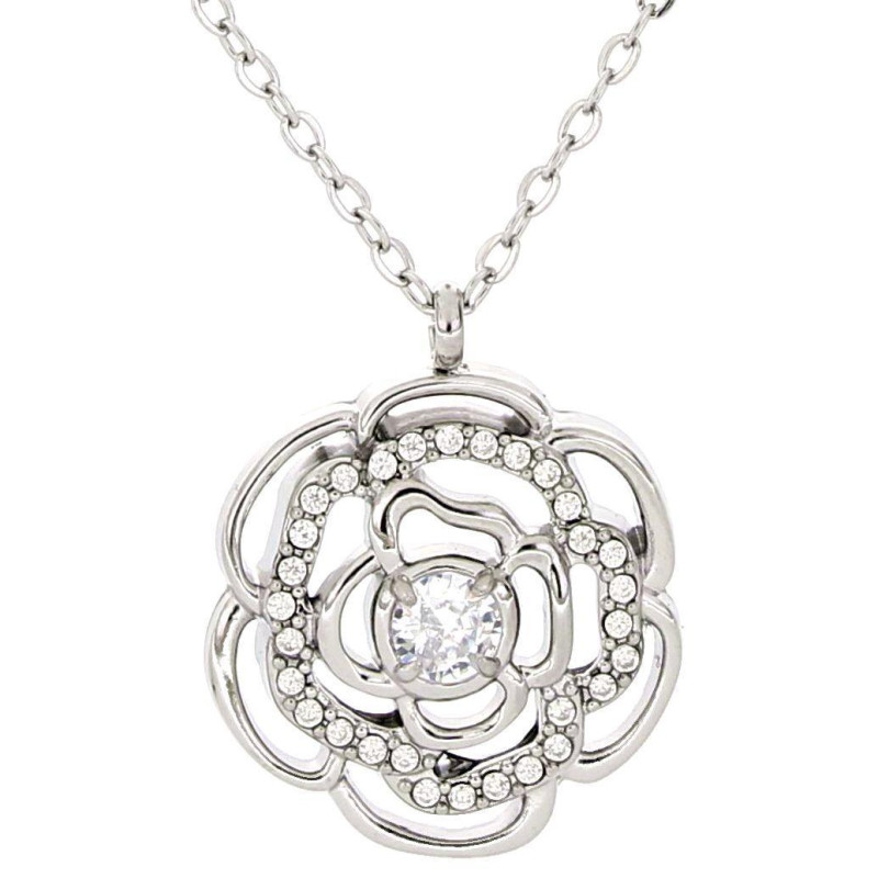 COLLANA CM 39+5 ADANA IN ACCIAIO MM 18