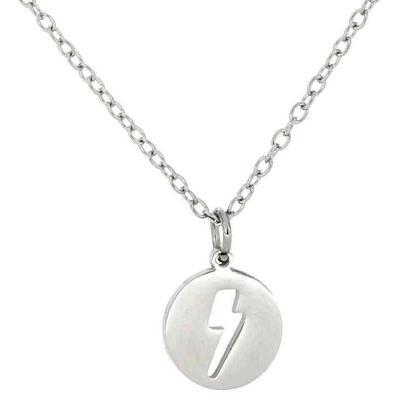 COLLANA ADANA CON SAETTA IN ACCIAIO