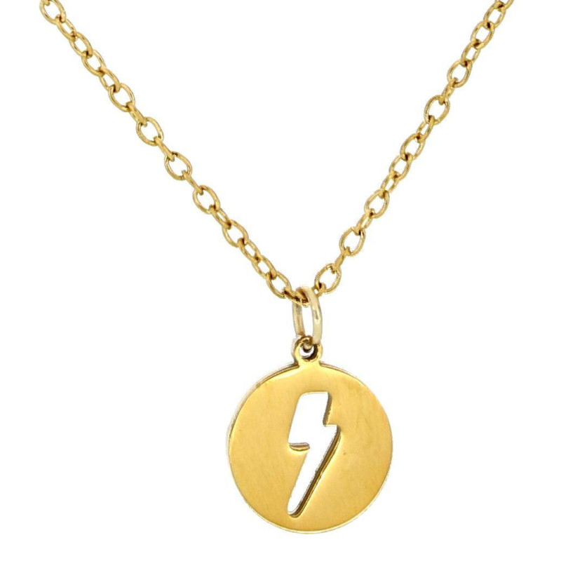 COLLANA ADANA CON SAETTA IN ACCIAIO