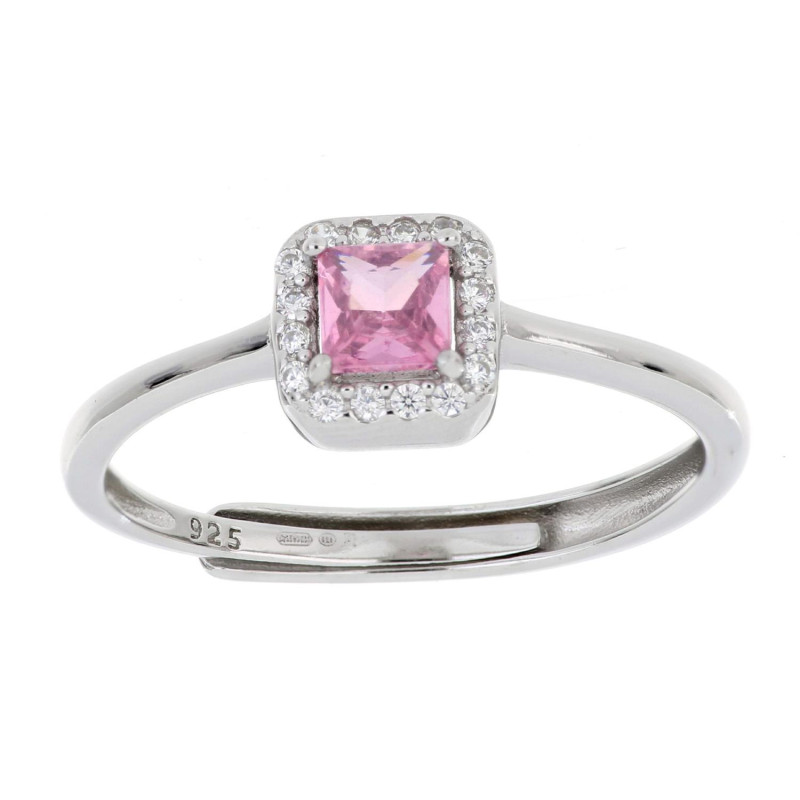 ANELLO DUBAI QUADRATO MM 7 IN ARGENTO 925