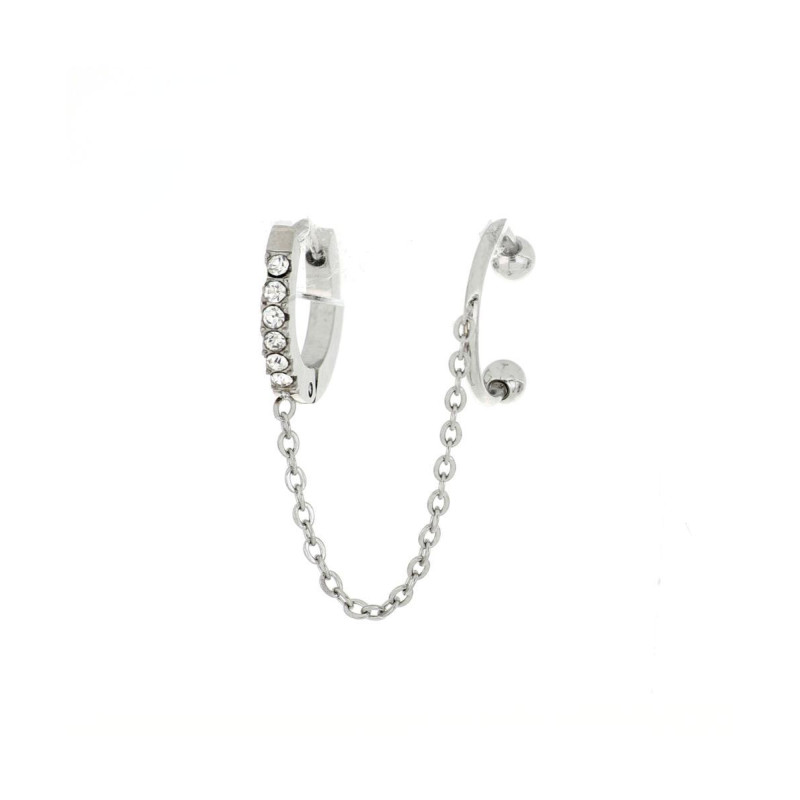 ORECCHINI EAR CUFF IN ACCIAIO