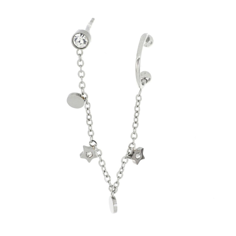 ORECCHINI EAR CUFF IN ACCIAIO