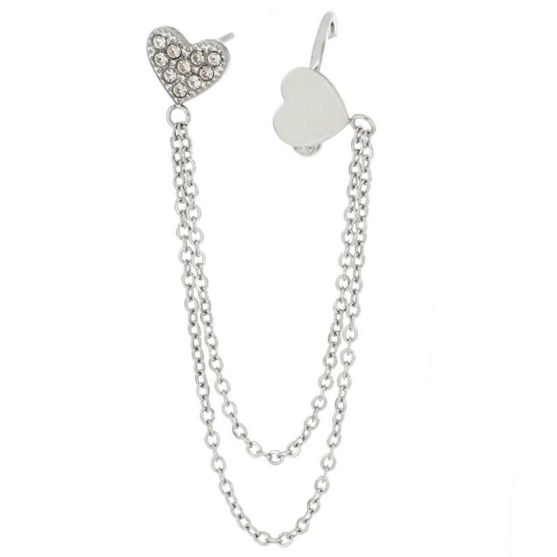 ORECCHINI EAR CUFF IN ACCIAIO