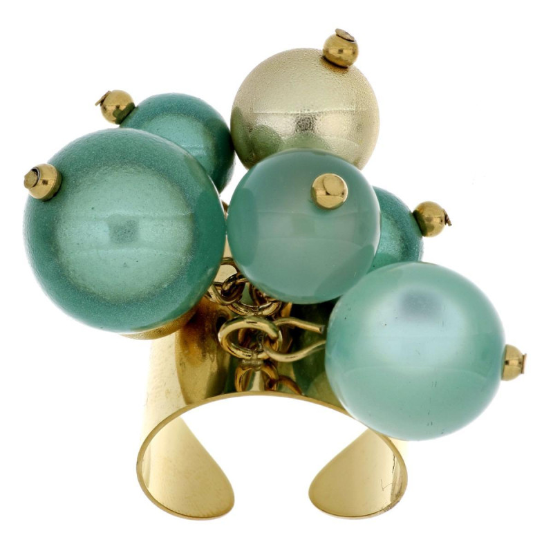 ANELLO FLORA IN ACCIAIO