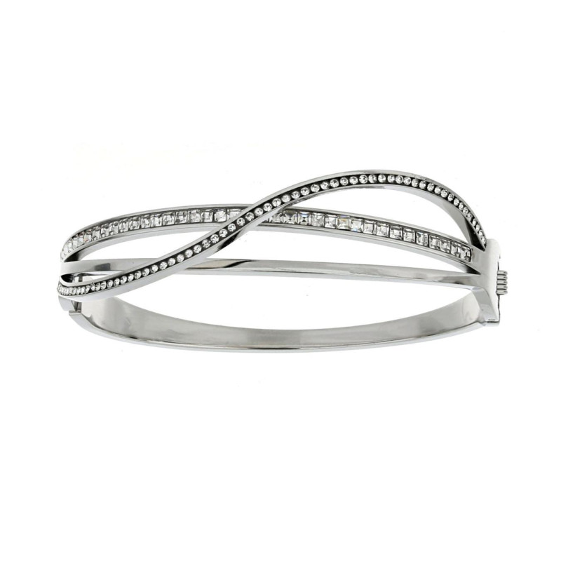 BRACCIALE MANHATTAN IN ACCIAIO MM 12