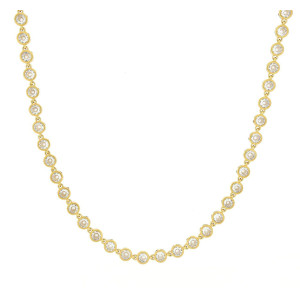 COLLANA CM 37+7 MINERVA IN ACCIAIO MM 6