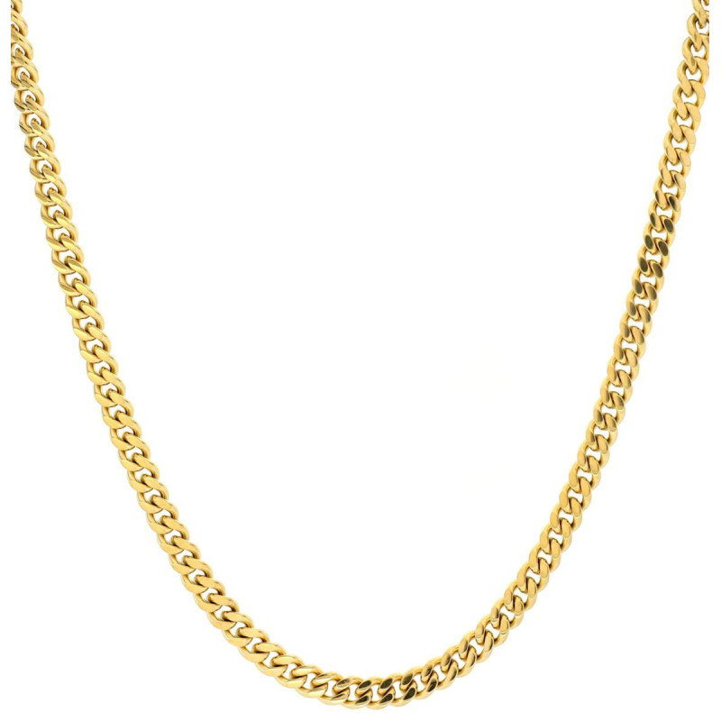 COLLANA CM 45+4 UOMO IN ACCIAIO MM 5