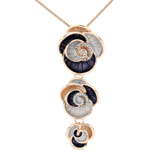 PENDENTE CM 42+5 ARMONIA MM 65 IN OTTONE