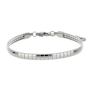 BRACCIALE "REA" CM 16+3 E MM 4 IN ACCIAIO