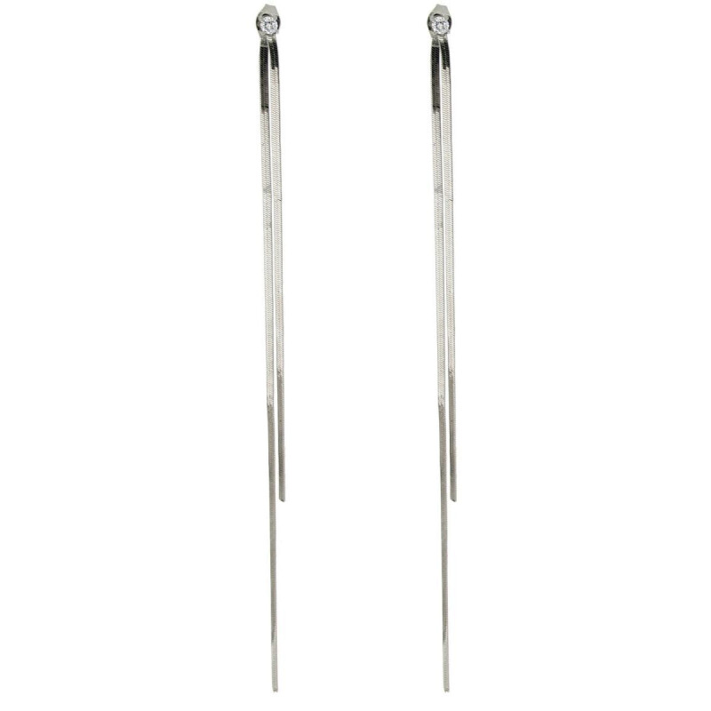 ORECCHINI CM 14 SNAKE IN ACCIAIO