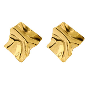 ORECCHINI CIRCE IN ACCIAIO MM 36x34