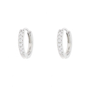 ORECCHINI BOCCOLE MM 13 IN ARGENTO 925 MM 2