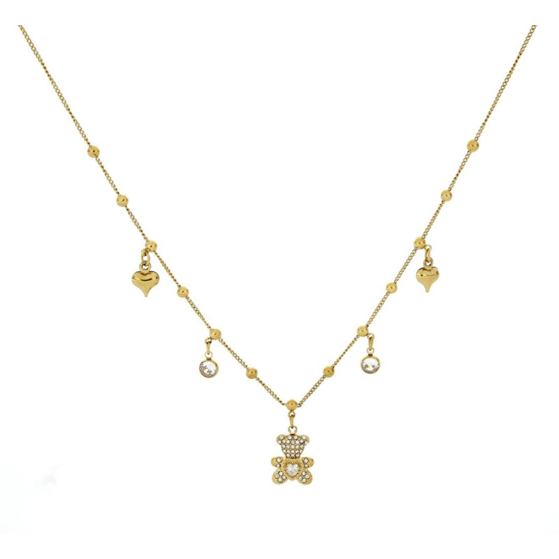 COLLANA CM 41+5 AFRODITE IN ACCIAIO MM 15