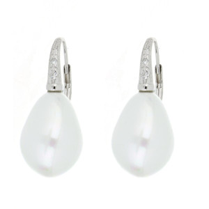 ORECCHINI MM 26 CORAL IN ARGENTO 925