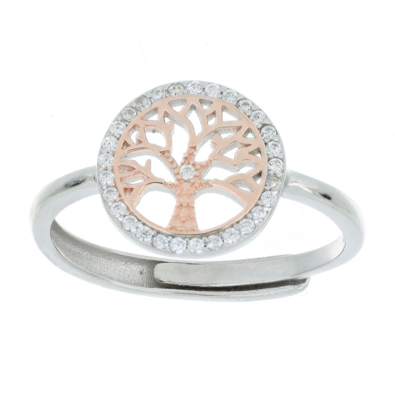 ANELLO MM 9 ALBERO DELLA VITA IN ARGENTO 925