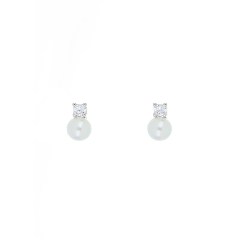 ORECCHINI PERLA IN ARGENTO 925 4MM