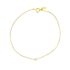 BRACCIALE CM 19 PUNTI LUCE MM 3 IN ARGENTO 925