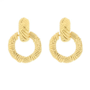 ORECCHINI CIRCE IN ACCIAIO MM 42X32