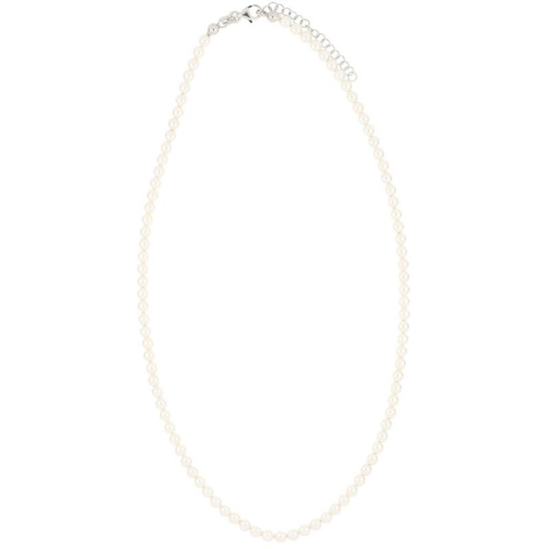 COLLANA CM 41+4 PERLA 4 MM E ARGENTO 925