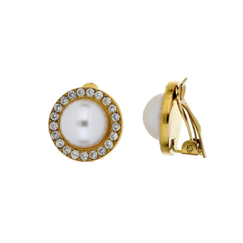 ORECCHINI A CLIP IN ACCIAIO MM 15