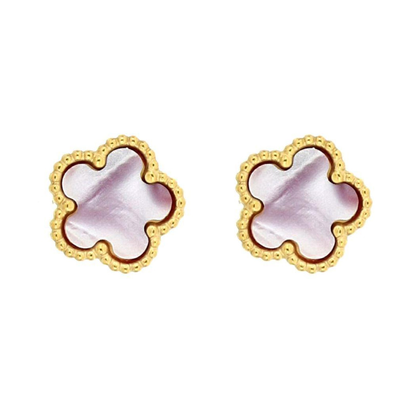 ORECCHINI CALLIOPE FIORE MM 12 IN ACCIAIO