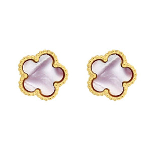 ORECCHINI CALLIOPE FIORE MM 12 IN ACCIAIO