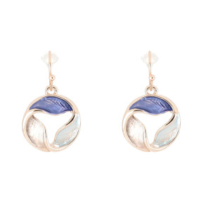 ORECCHINI ARMONIA IN OTTONE 18 MM