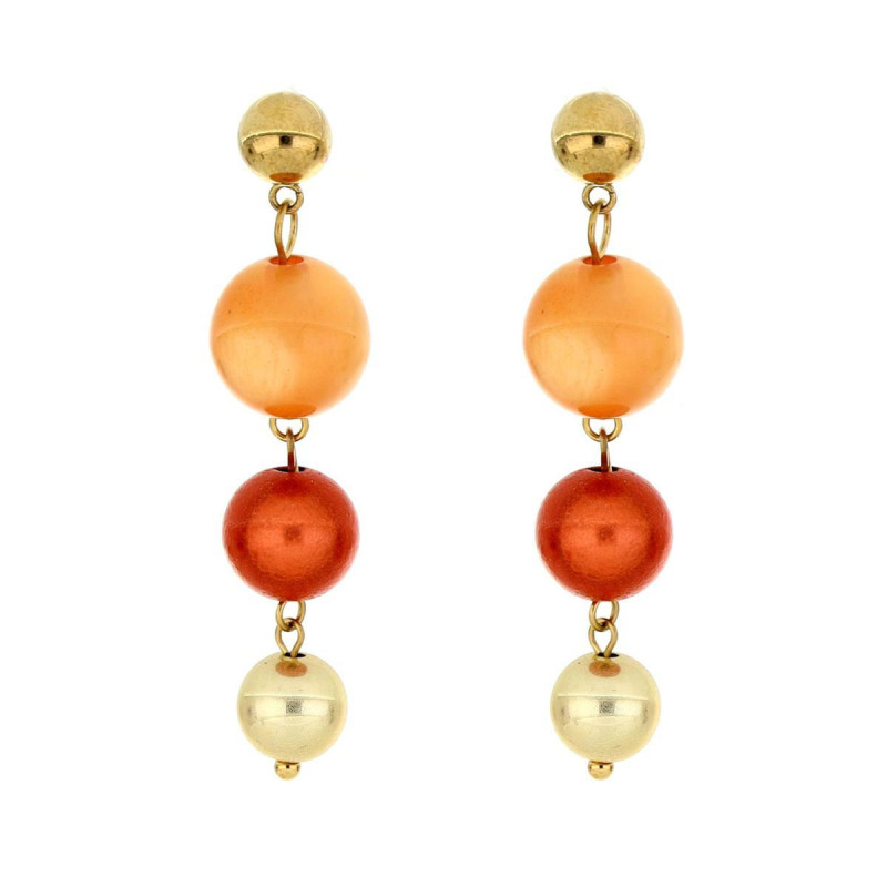 ORECCHINO FLORA CM 6  IN ACCIAIO