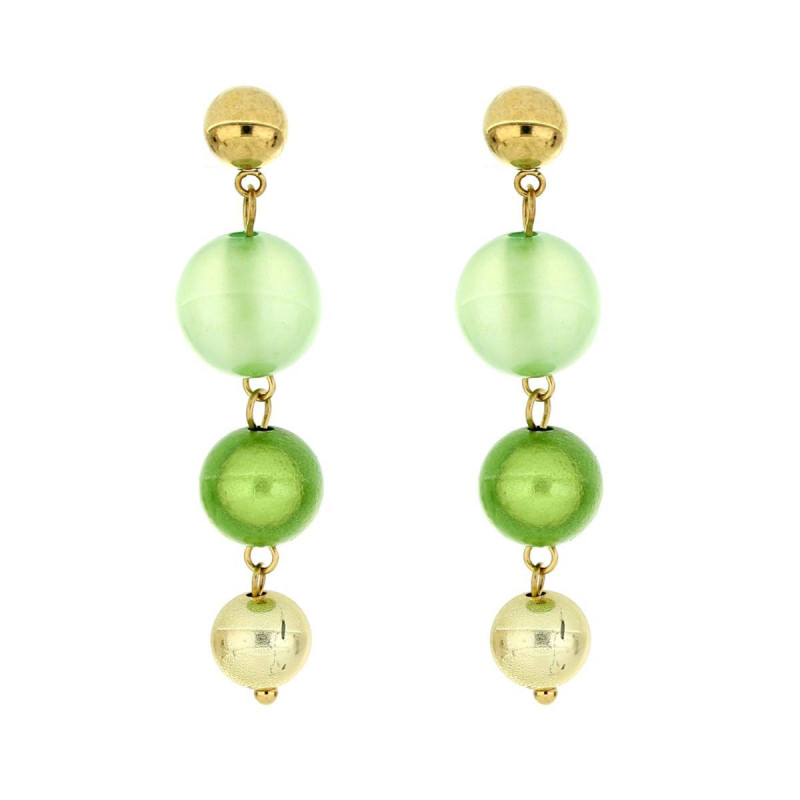 ORECCHINO FLORA CM 6  IN ACCIAIO