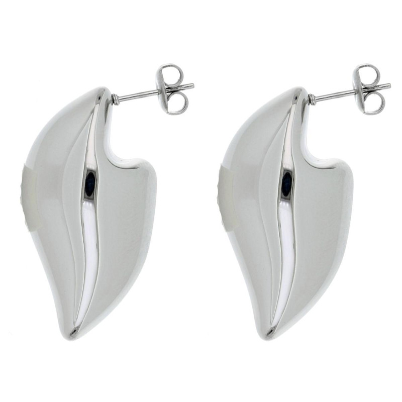 ORECCHINI ASTERIA MM 30 IN ACCIAIO